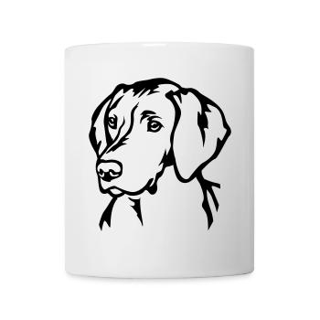 Magyar Vizsla Kopf - Tasse - Weiß - Vorne