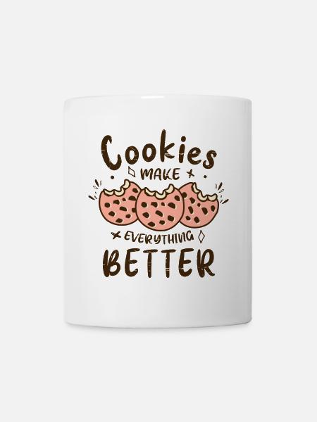 Kekse machen alles besser - Tasse - Weiß
