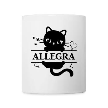 t-shirt Allegra t-shirt cat gift idea cat - Mug - white - Front