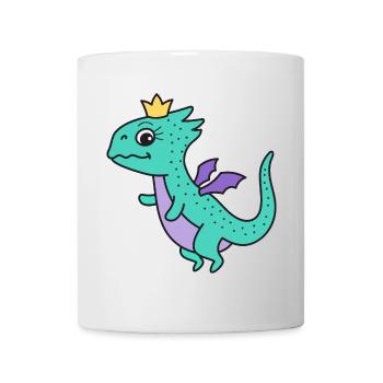 Drache Drachen - Tasse - Weiß - Vorne