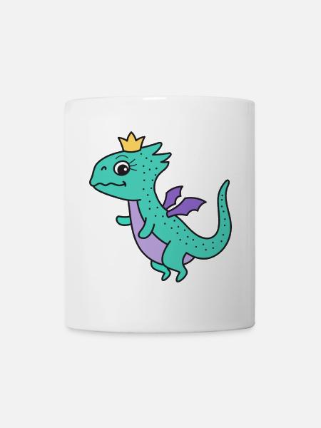 Drache Drachen - Tasse - Weiß