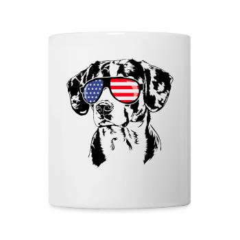ENTLEBUCHER MOUNTAIN DOG America Flag Dog Wilsigns - Mug blanc - blanc - Devant
