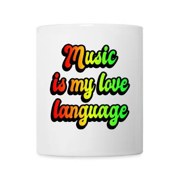 Music is my love language - Mug - white - Front