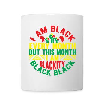 Monatliche Black Excellence Feierlichkeiten - Tasse - Weiß - Vorne