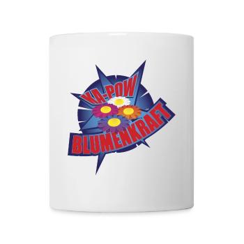 Blumenkraft - Flower Power - Tasse - Weiß - Vorne
