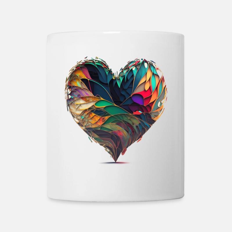 Herz - Tasse - Weiß