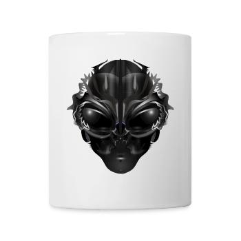 Fantasie Portrait eines Ausserirdischen Wesens - Tasse - Weiß - Vorne