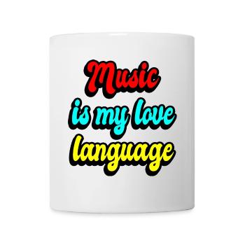 Music is my love language - Mug - white - Front