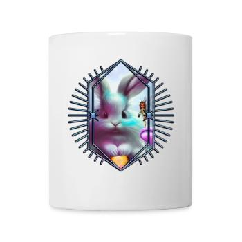 Niedlicher Osterhase - Tasse - Weiß - Vorne
