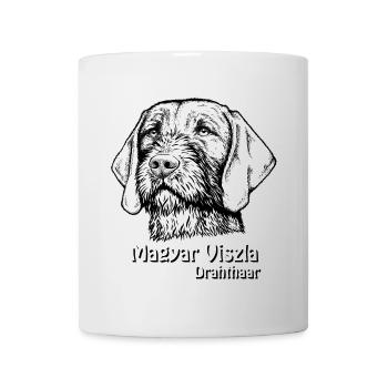 Magyar Viszla Drahthaar - Tasse - Weiß - Vorne