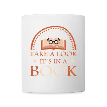 Regardez, c’est dans un livre - Mug blanc - blanc - Devant