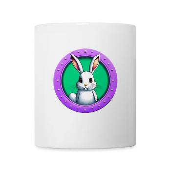 Rabbit plays Easter - Mug - white - Front