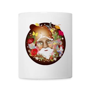 Die verzauberte bunte Welt der Gartenzwerge - Tasse - Weiß - Vorne