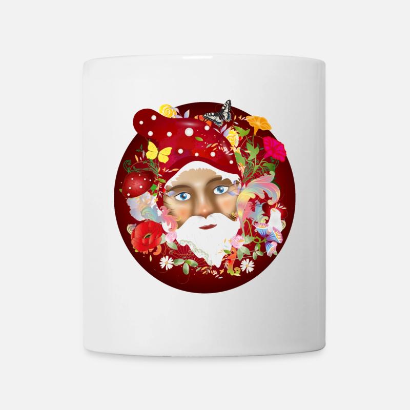 Die bunte und blühende Welt der Gartenzwerge - Tasse - Weiß