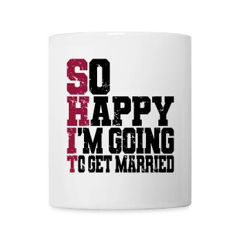 Drôle d’enterrement de vie de garçon Fiançailles Mariage Marié - Mug blanc - blanc - Devant