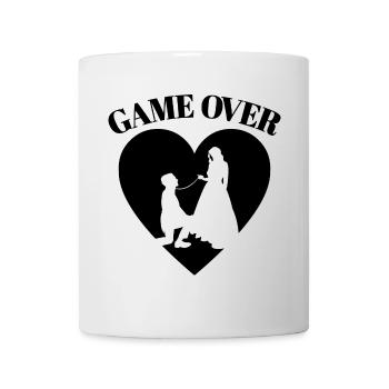 Game Over Funny Bachelor Party Wedding - Mug - white - Front
