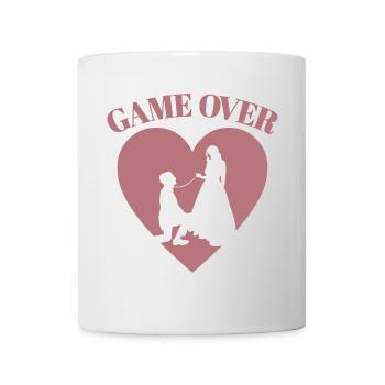 Game Over Funny Bachelorette Party Wedding - Mug - white - Front