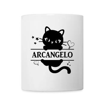T-Shirt Archangel T-Shirt Katze Geschenkidee Katze Katze Katze - Tasse - Weiß - Vorne