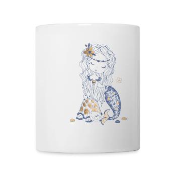 The mermaid of the ocean mythical creature of the abyss - Mug - white - Front