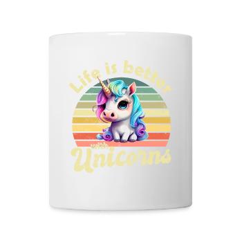 Licornes Licornes - Mug blanc - blanc - Devant
