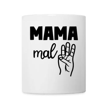 Mama mal Drei Mom of Three 3 Mama - Tasse - Weiß - Vorne