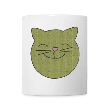 Cat laughs - Mug - white - Front