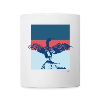 Cormoran - Mug blanc - blanc - Devant