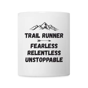 Trail Runner - Intrépide. Implacable. Imparable. - Mug blanc - blanc - Devant
