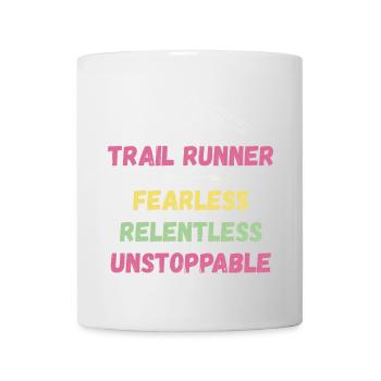 Trail Runner - Intrépide. Implacable. Imparable. - Mug blanc - blanc - Devant