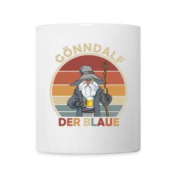 Gönndalf der Blaue - Bier Party - Tasse - Weiß - Vorne
