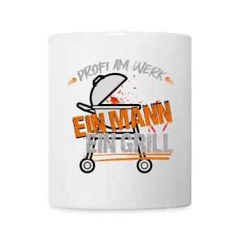 One man, one grill - Mug - white - Front