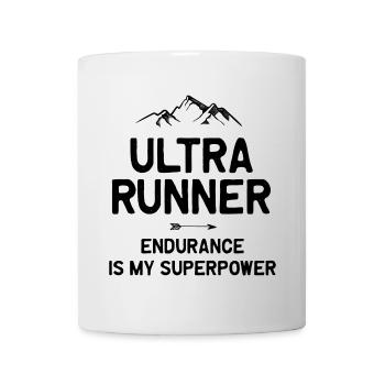 Ultra Runner - Ausdauer ist meine Superkraft - Tasse - Weiß - Vorne