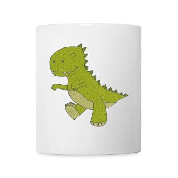 dino klein gewebe - Tasse - Weiß - Vorne