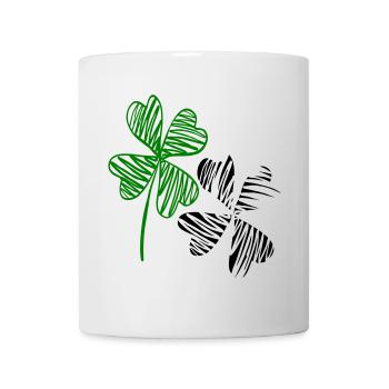 Shamrocks, happiness - Mug - white - Front