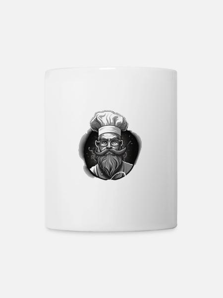 Koch fürs Leben weiß - Tasse - Weiß