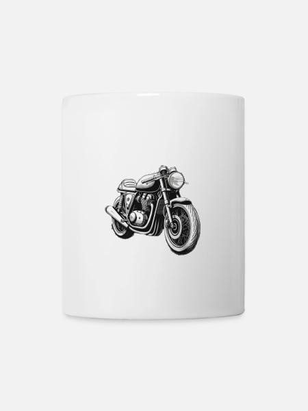 Classic Motorcycle Racing weiß - Tasse - Weiß