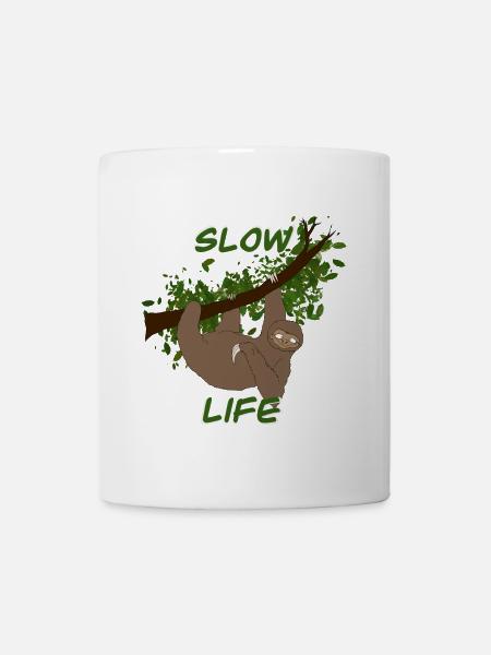paresseux - Mug blanc - blanc