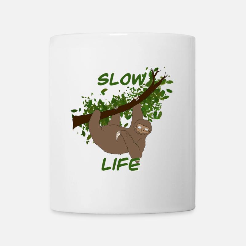 lazy - Mug - white