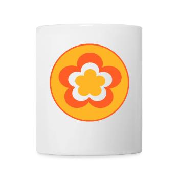 70s Flower Pattern - Mug - white - Front