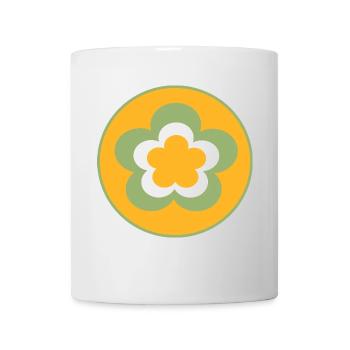 70s Flower Pattern - Mug - white - Front