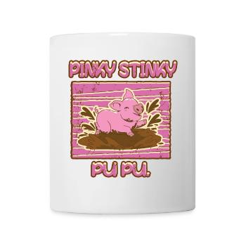 Lustiges Schweinchen - Tasse - Weiß - Vorne