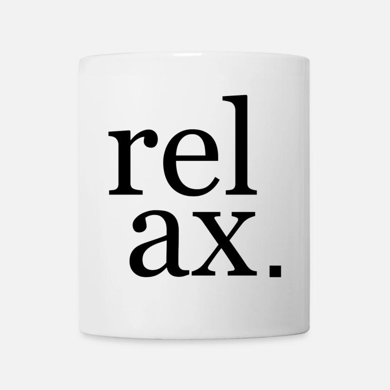 Relax Design - Tasse - Weiß