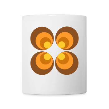 70s Flower Pattern - Mug - white - Front
