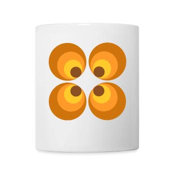 70s Flower Pattern - Mug - white - Front