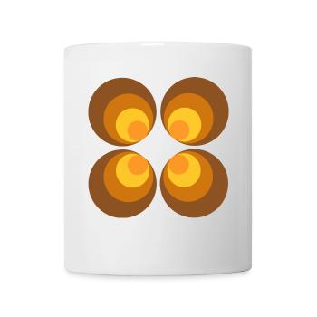70s Flower Pattern Retro - Mug - white - Front