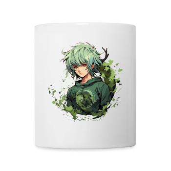 Manga Boy Design - Mug blanc - blanc - Devant
