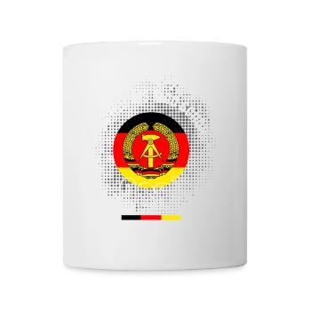 ossi kind DDR ironie ostdeutscher spruch emblem de - Tasse - Weiß - Vorne