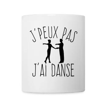 J'peux pas j'ai danse  - Mug blanc - blanc - Devant