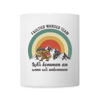 Wandern - Tasse - Weiß - Vorne