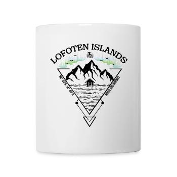 Lofoten Islands - black - Mug - white - Front